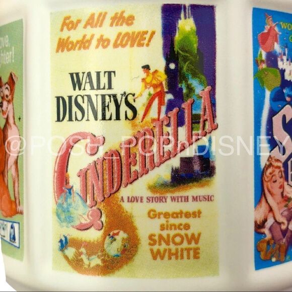 DISNEY Classics style Movie Poster Mug Dumbo, Peter Pan, Cinderella & more - Picture 9 of 11